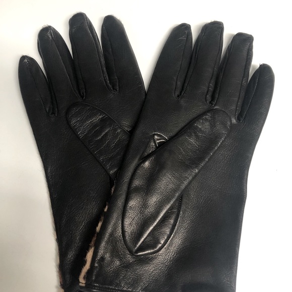 Leather, leopard glove - Picture 2 of 4